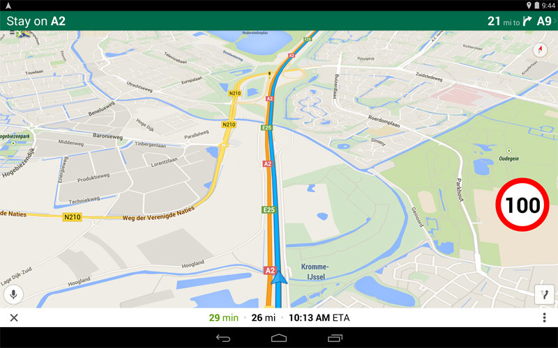 Maps Speed Limits Shows Speed Limits In Google Maps For Android